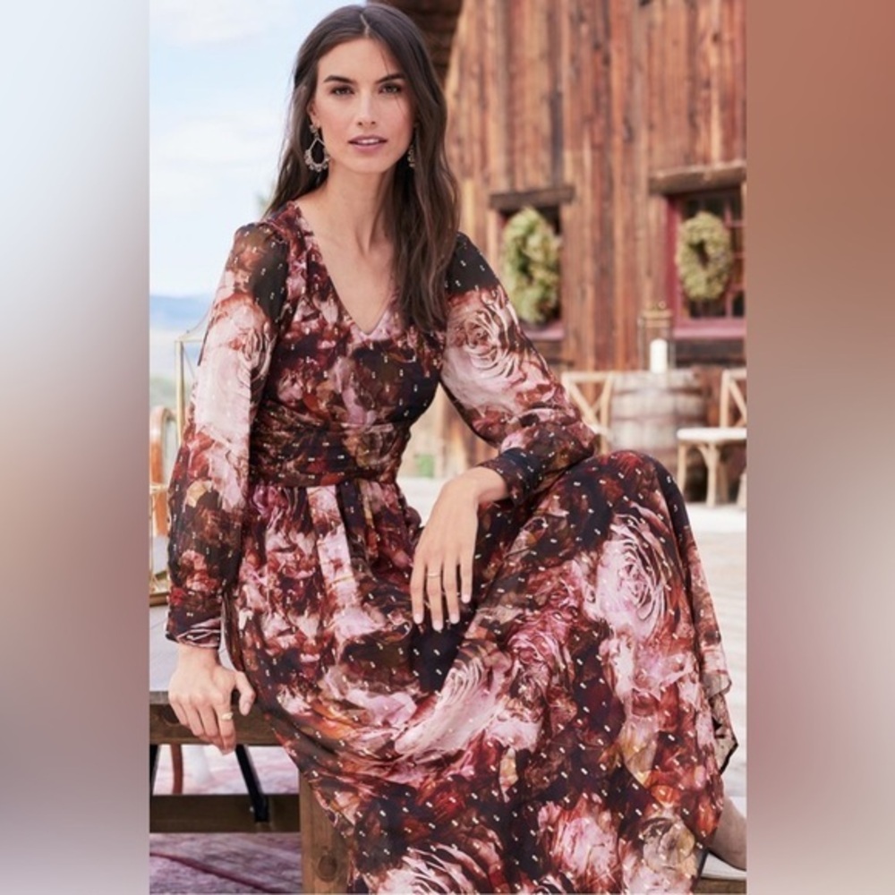 NWT Soft Surroundings Rina Silk Dress size 6